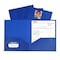 C-Line Products TwoPocket Heavyweight Poly Portfolio Folder, Blue Set of 25 Folders, 25PK 33955-BX - alternate 1